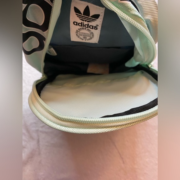 Adidas Originals Santiago Mini Backpack Ice Mint Green 10” NWT MSRP $35 #EV7591 - Picture 8 of 10
